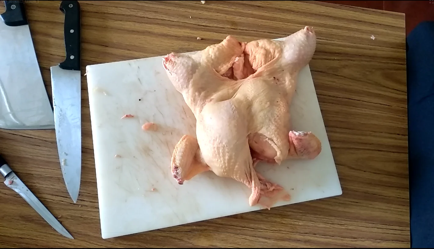 Pollo deshuesado